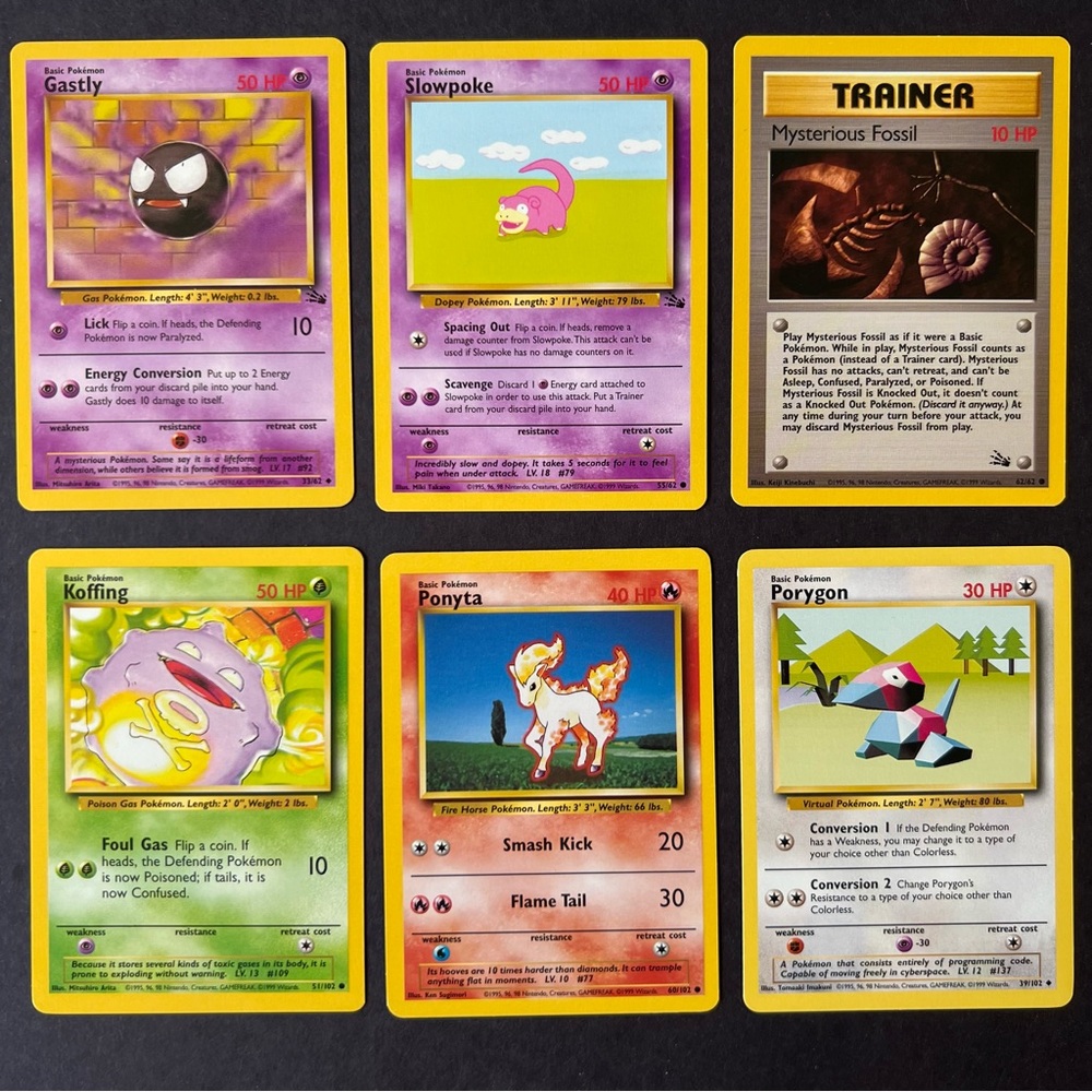 Vintage Pokémon Cards